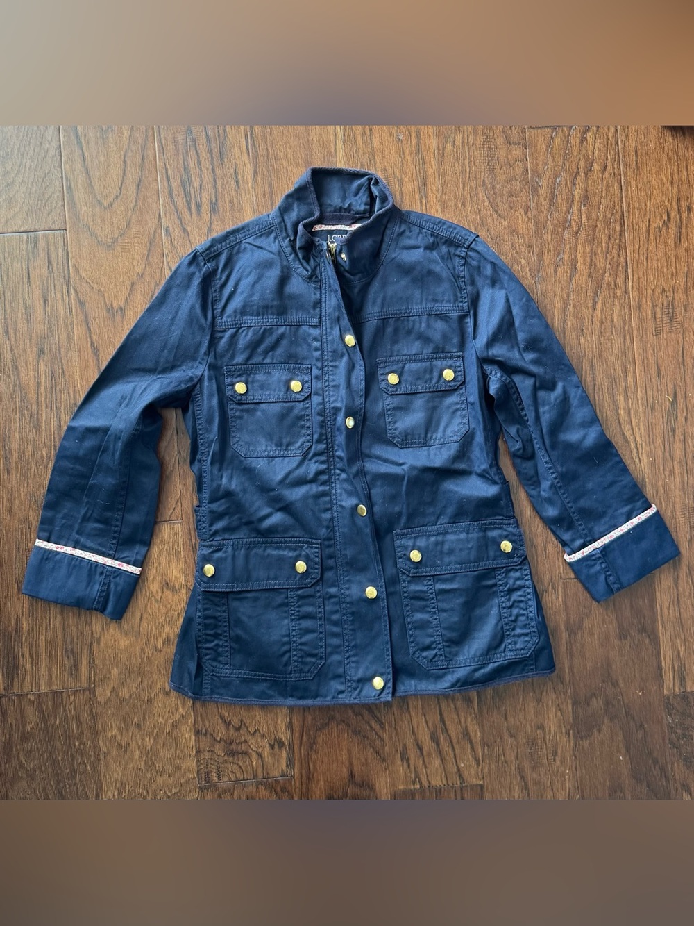 J.Crew Downtown Field Jacket in navy blue S